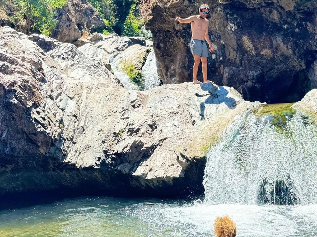 Poza del arroyo en las inmediaciones del Charco de la Olla